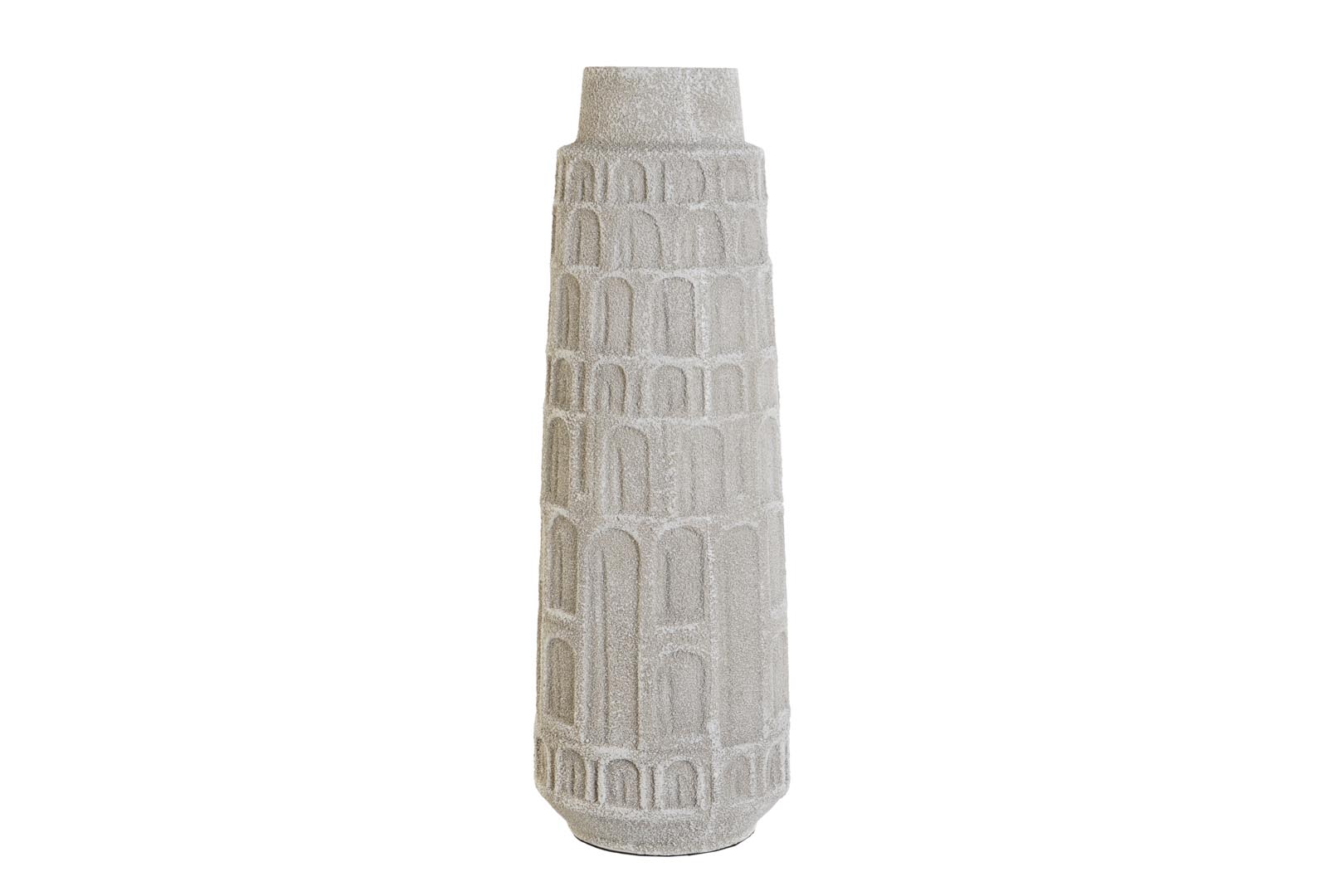 Dekodonia JARRÓN RESINA BLANCO ALTO