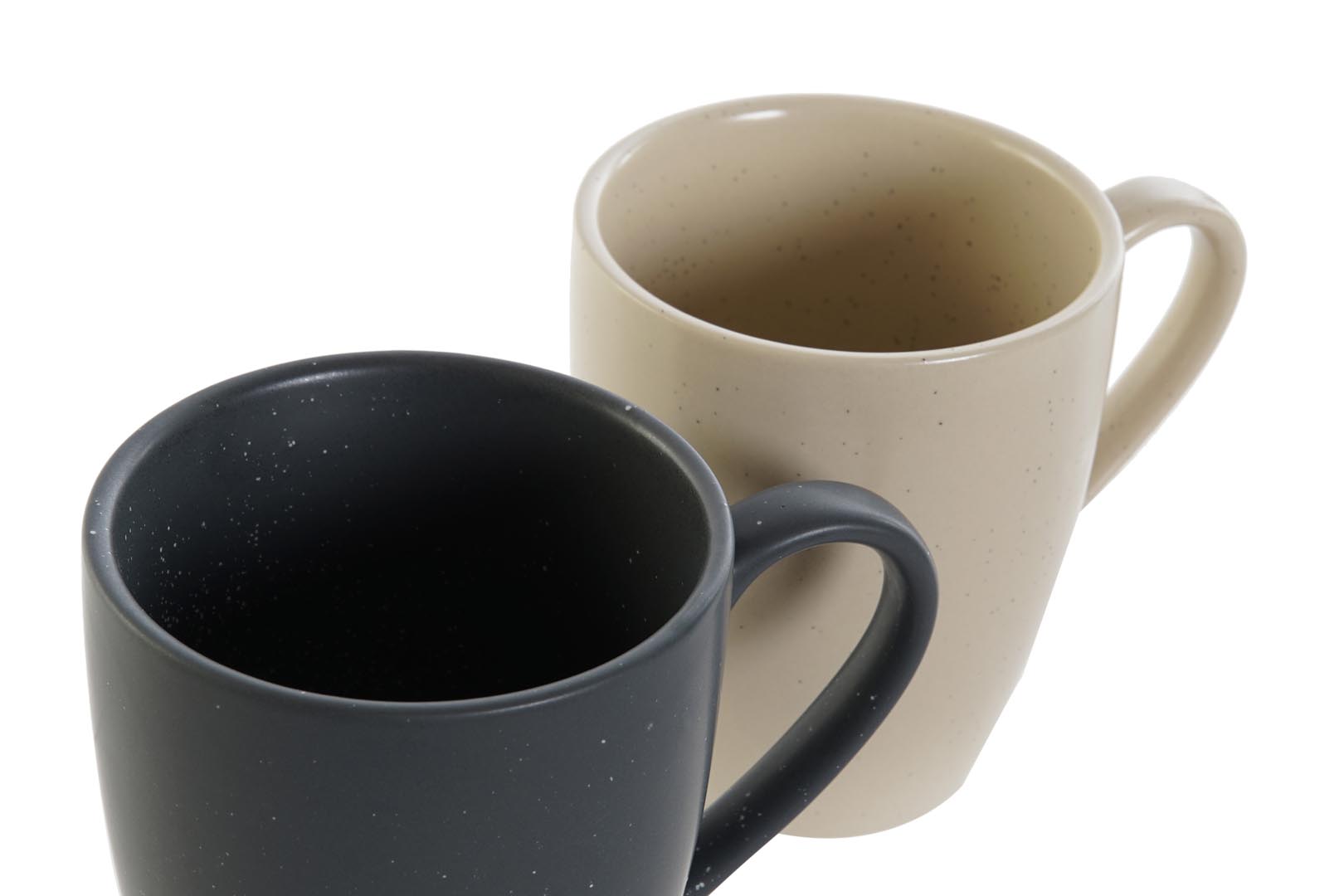 Dekodonia PACK CUATRO TAZAS GRES CON COLGADOR Promoción por tiempo limitado