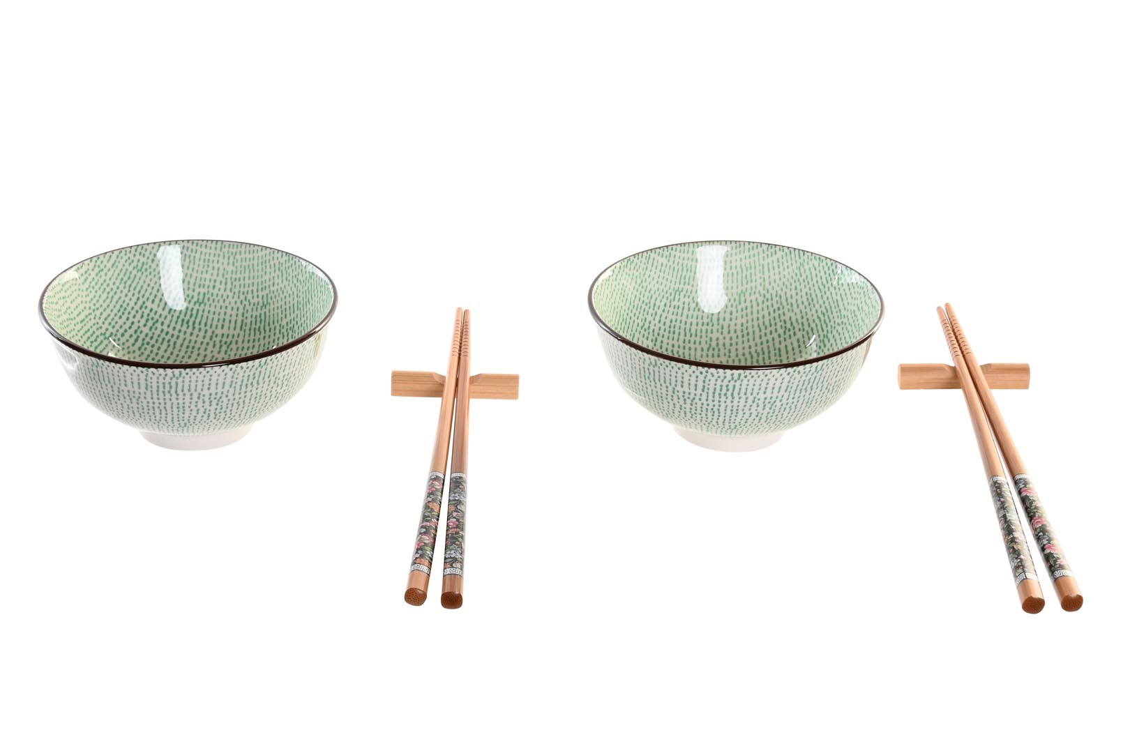 Dekodonia SET SUSHI BAMBÚ Y GRES VERDE PARA DOS Solo hoy