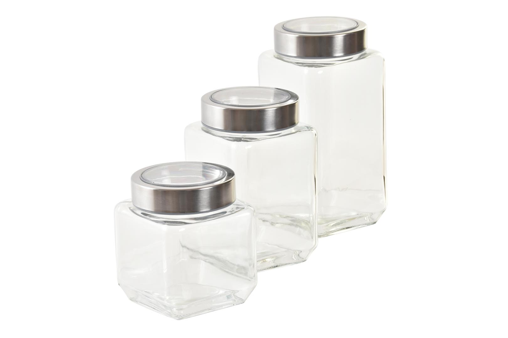 Dekodonia PACK TRES BOTES CON TAPA INOX Ahorra y exporta