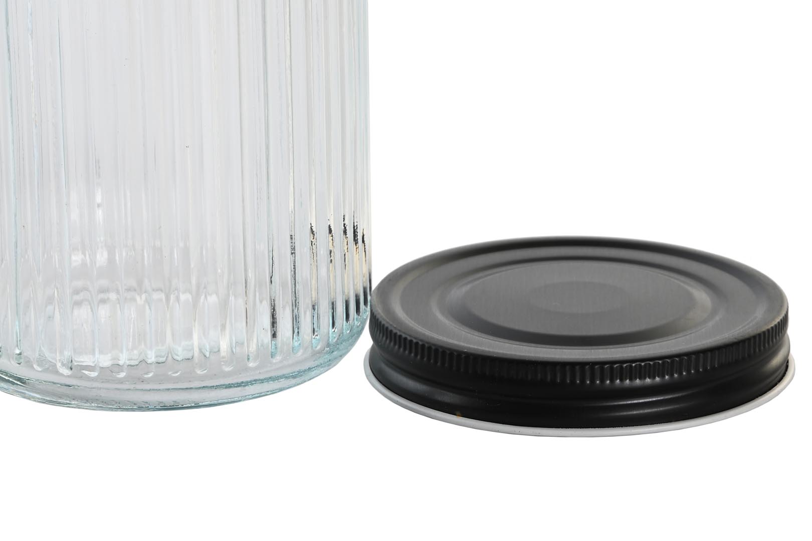 Dekodonia SET CUATRO BOTES TAPA METAL Ofertas especiales