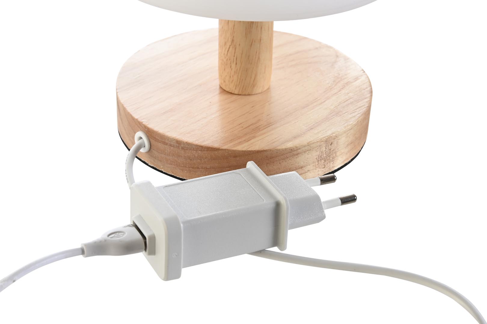 Dekodonia LÁMPARA SOBREMESA MADERA Outlet