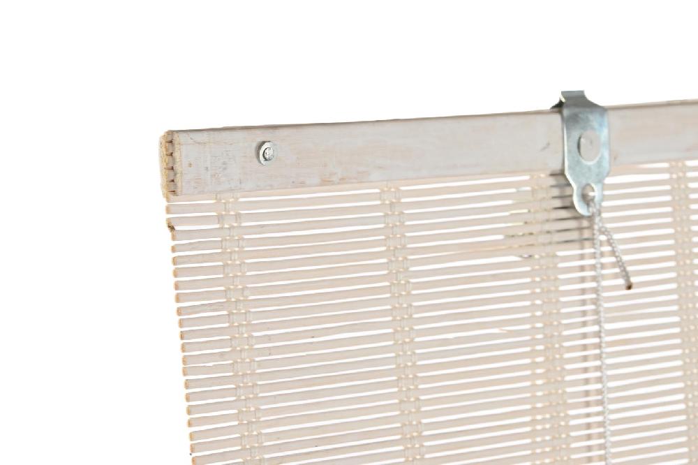 Dekodonia ESTOR BAMBÚ ENROLLABLE BARNIZADO BLANCO 90CM Rebajas