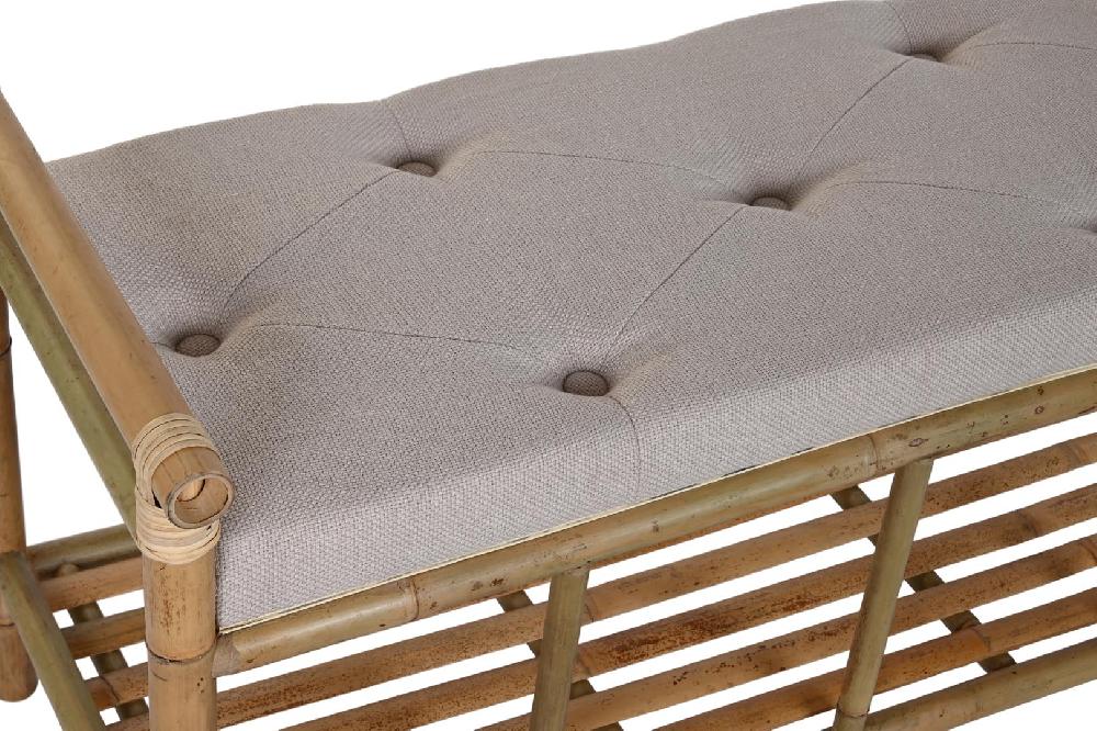 Dekodonia BANQUETA BAMBÚ Y ALGODÓN Rebajas baratas