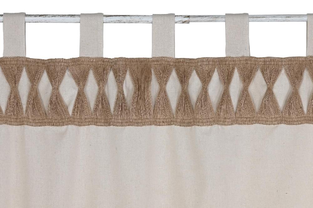 Dekodonia CORTINA ALGODÓN Y TELA Rebajas de fábrica