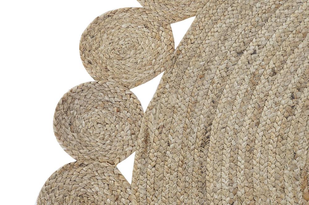 Dekodonia ALFOMBRA YUTE NATURAL REDONDA GRANDE Tienda