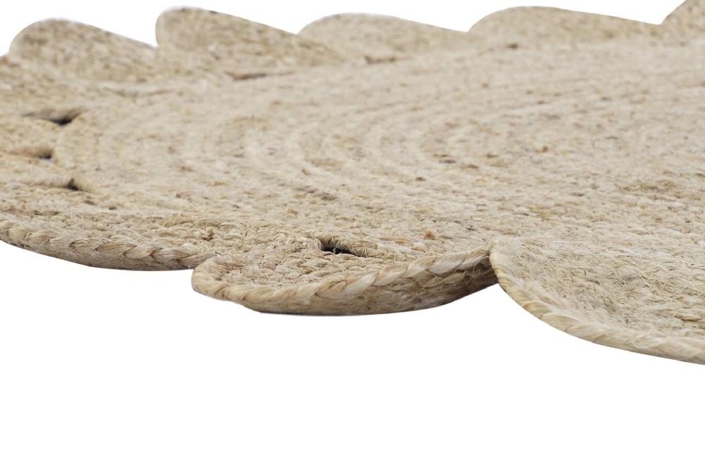 Dekodonia ALFOMBRA YUTE NATURAL REDONDA GRANDE Tienda
