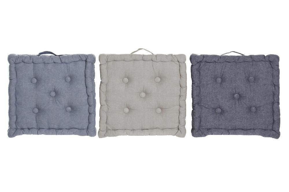 Dekodonia SET TRES COJÍNES ALGODÓN SILLÓN