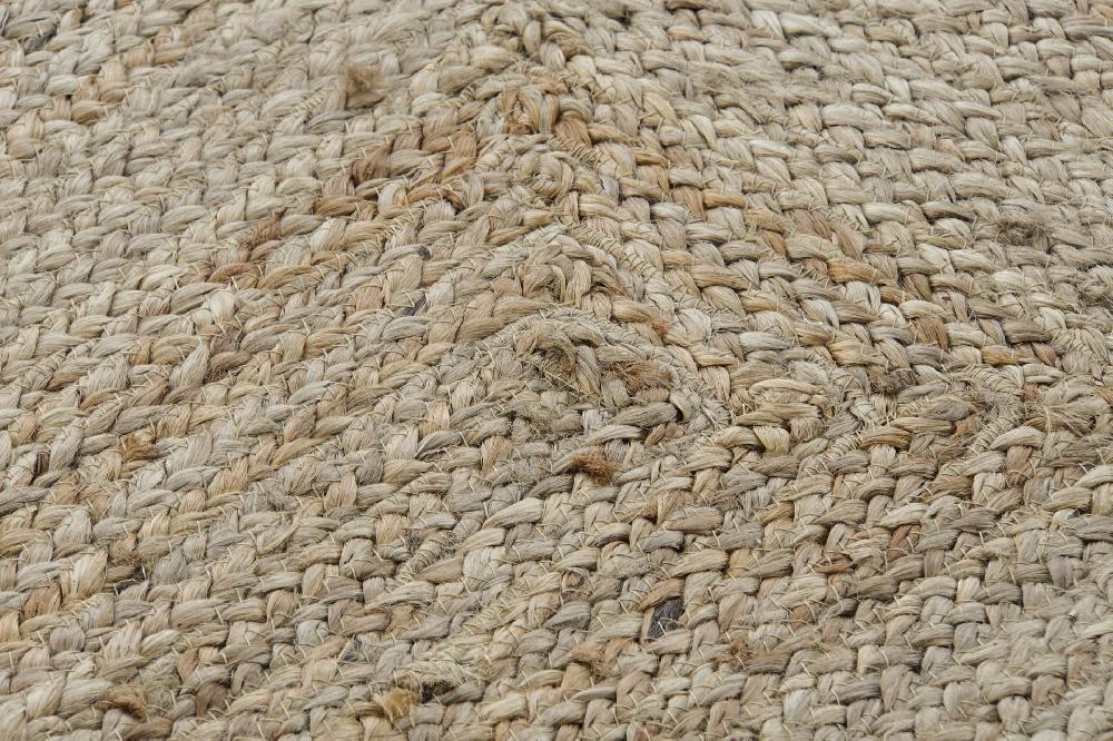 Dekodonia ALFOMBRA YUTE NATURAL MEDIANA Oferta especial de fábrica