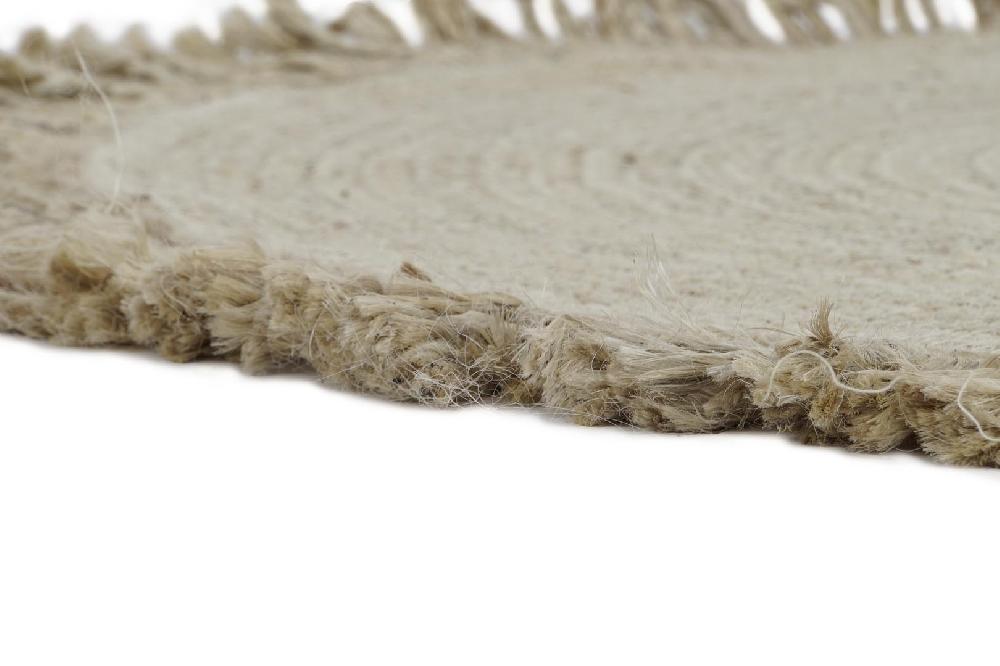 Dekodonia ALFOMBRA YUTE MEDIANA REDONDA Descuento por venta flash
