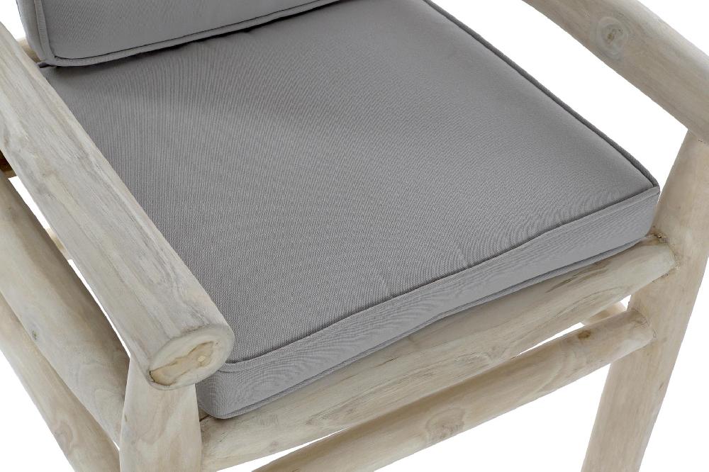 Dekodonia SILLÓN TECA GRIS CLARO Ofertas de temporada