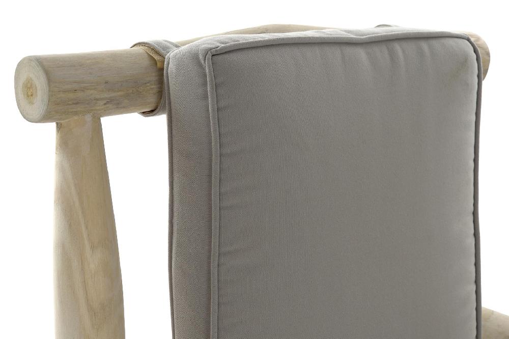 Dekodonia SILLÓN TECA GRIS CLARO Ofertas de temporada