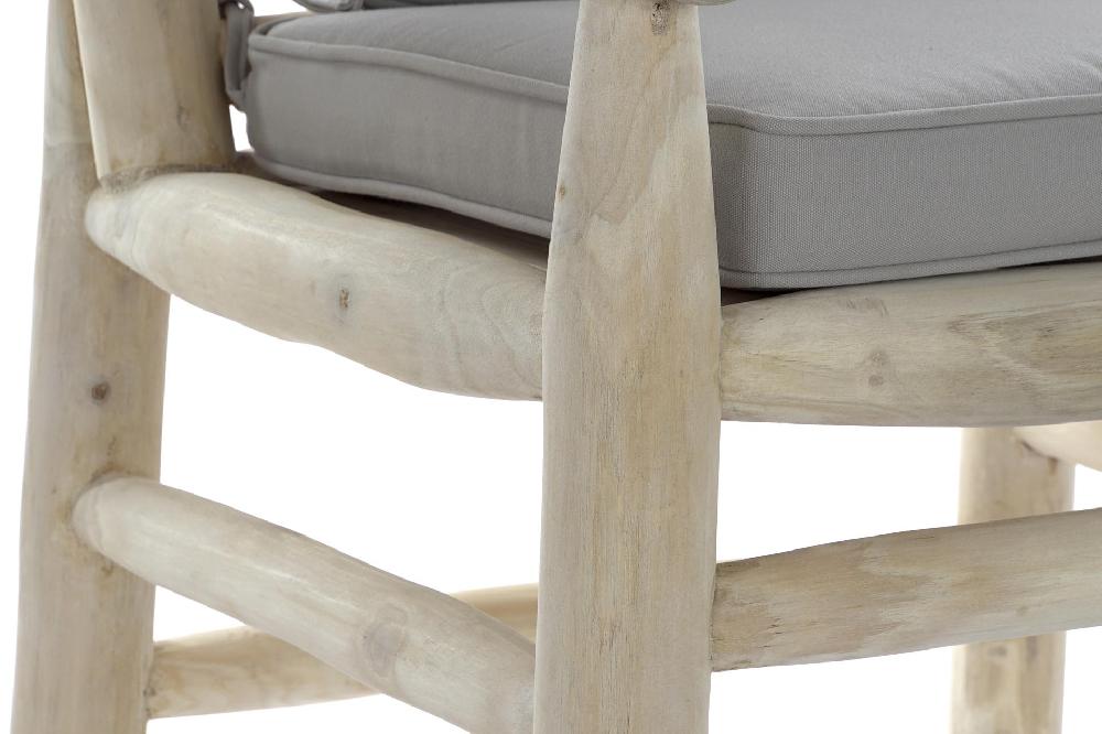 Dekodonia SILLÓN TECA GRIS CLARO Ofertas de temporada