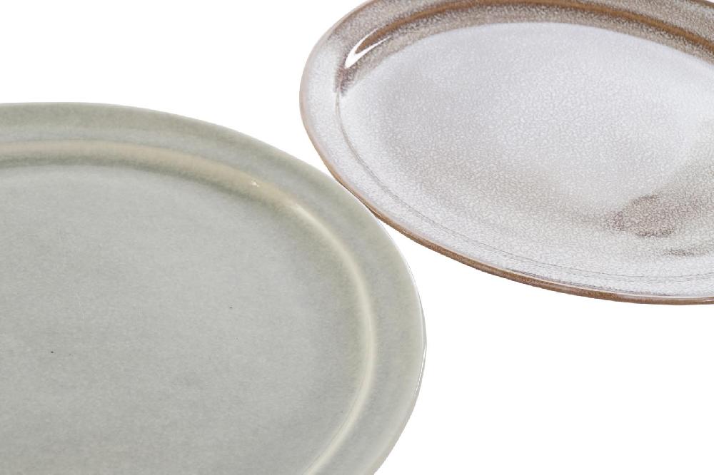 Dekodonia PACK SEIS PLATOS GRES ESMALTADO GRANDES 2025