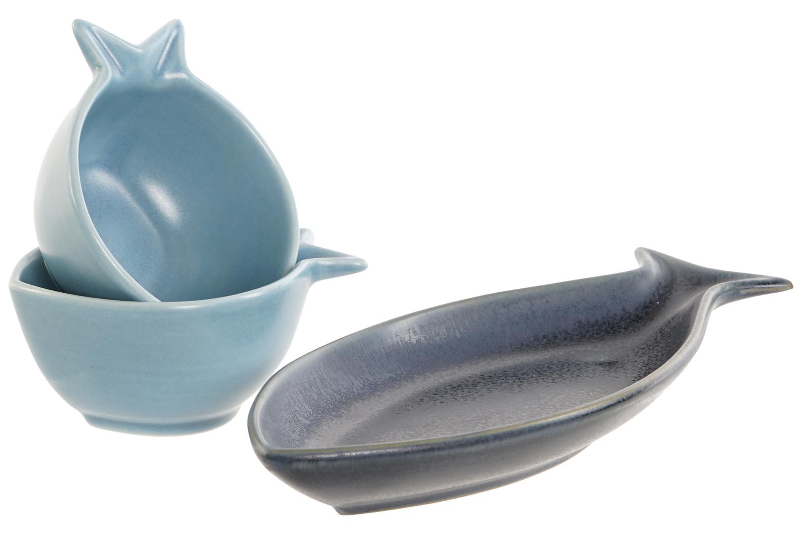 Dekodonia SET APERITIVO PORCELANA Y BAMBÚ PECES Outlet online