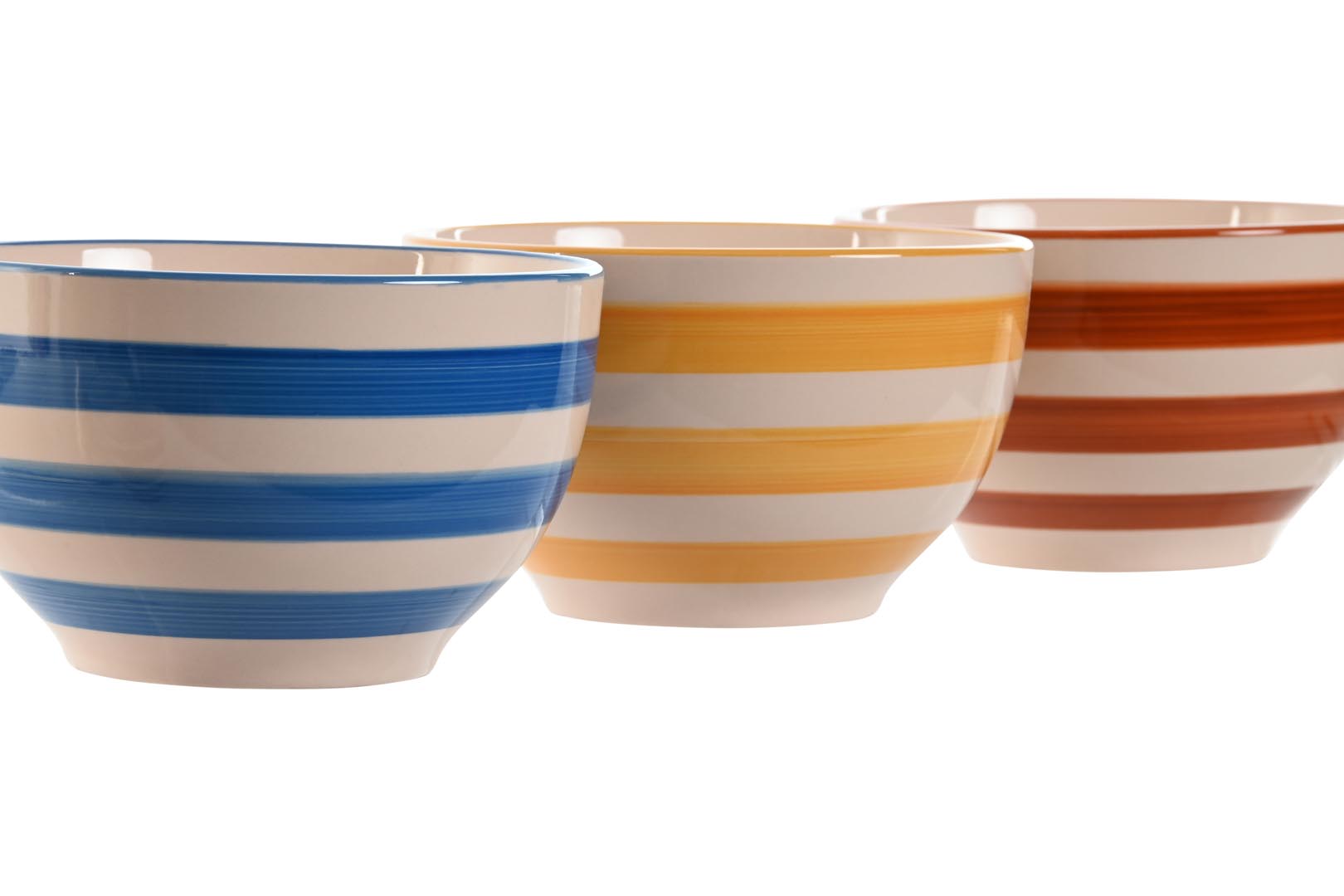 Dekodonia PACK SEIS BOWLS LOZA RAYAS Rebajas baratas