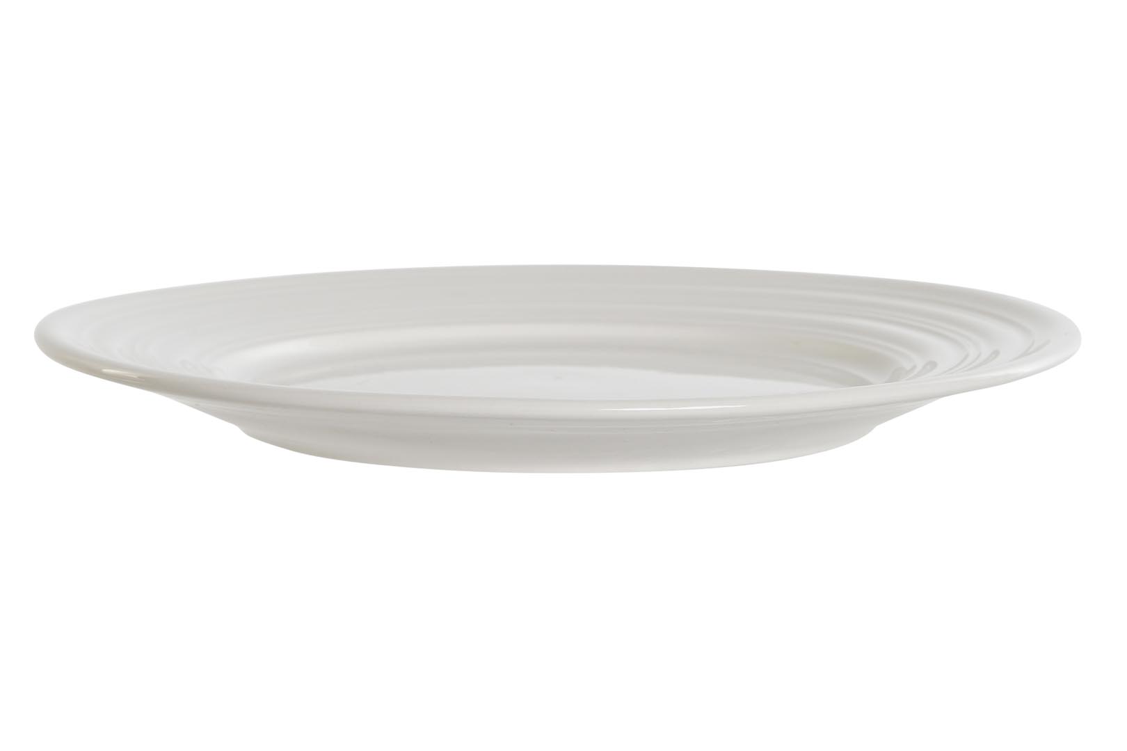 Dekodonia PACK OCHO PLATOS LLANOS PEQUEÑOS PORCELANA BLANCA Promoción por tiempo limitado