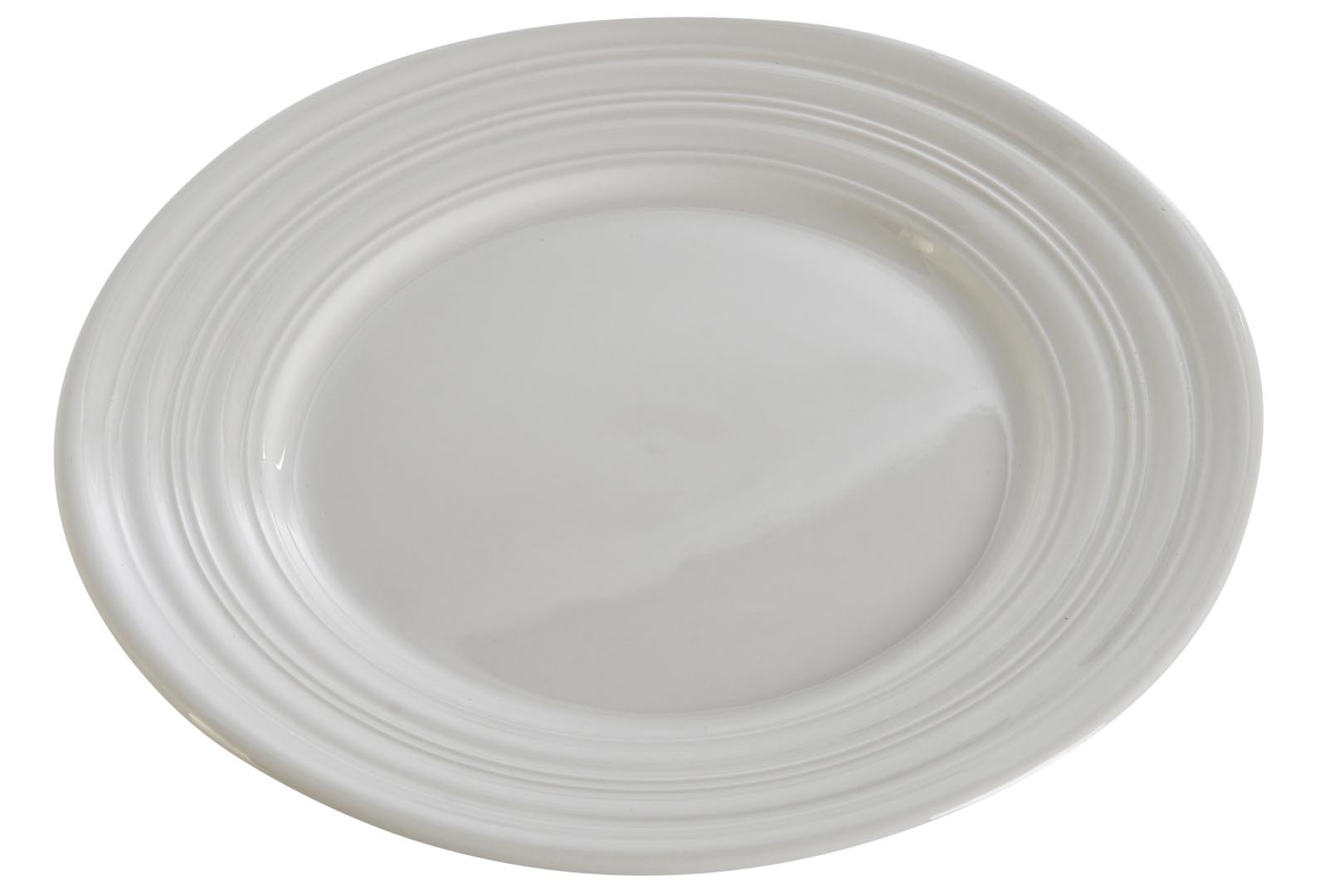 Dekodonia PACK OCHO PLATOS LLANOS PEQUEÑOS PORCELANA BLANCA Promoción por tiempo limitado