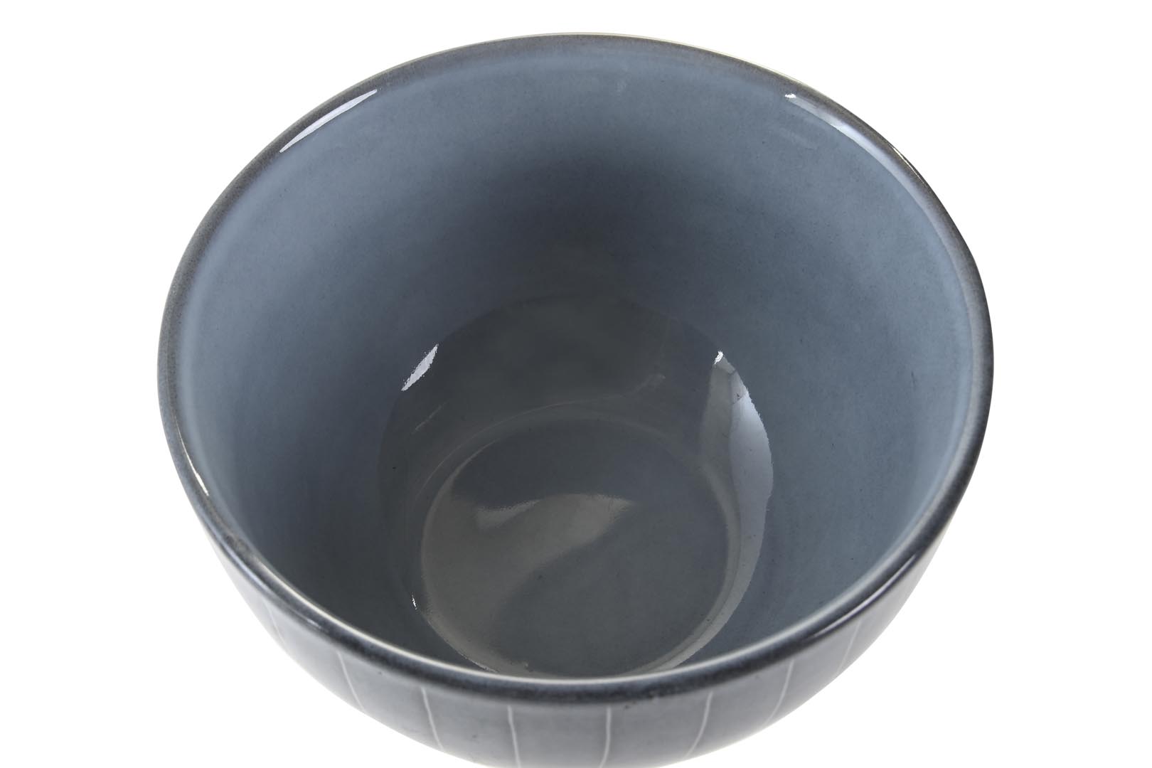 Dekodonia PACK SEIS BOWLS GRES RAYAS AZULES Solo queda un día
