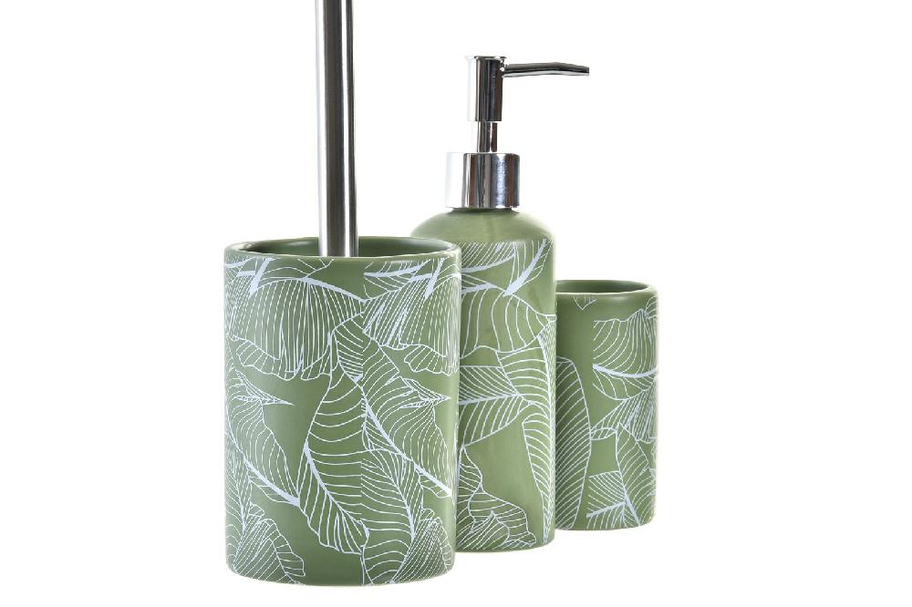 Dekodonia SET COMPLETO BAÑO BAMBÚ VERDE Ahorra y exporta