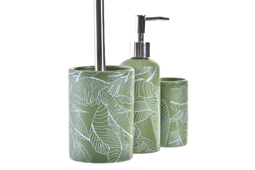 Dekodonia SET COMPLETO BAÑO BAMBÚ VERDE Ahorra y exporta