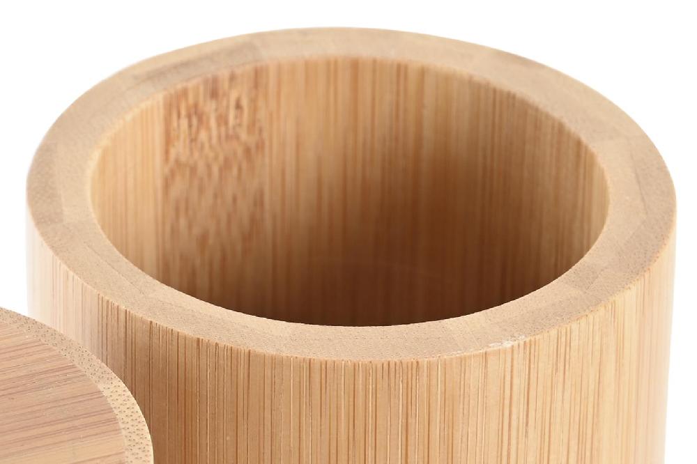 Dekodonia Vaso bambu 8x8x11 natural Grandes ahorros