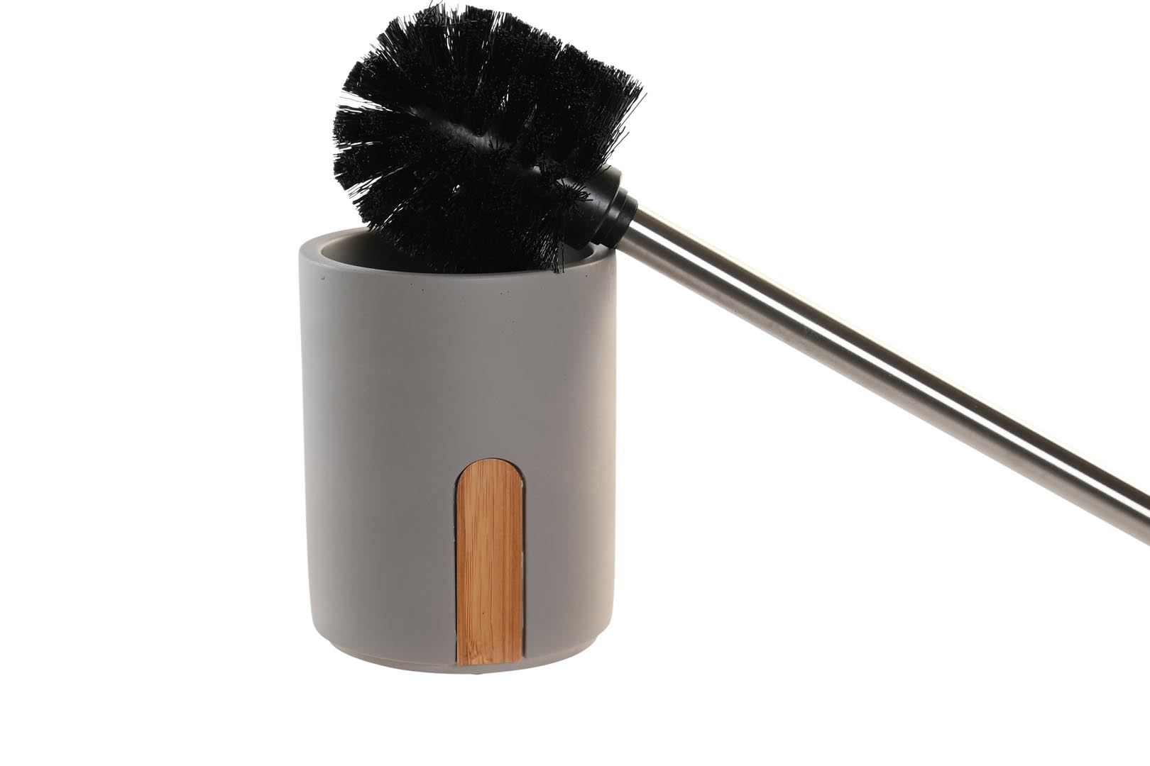 Dekodonia ESCOBILLERO CEMENTO Y BAMBÚ GRIS Gran oferta