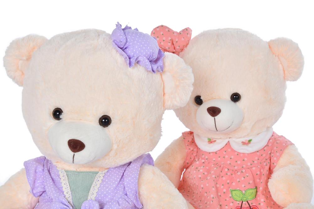 Dekodonia SET DOS OSOS PELUCHE PASTEL Oferta especial