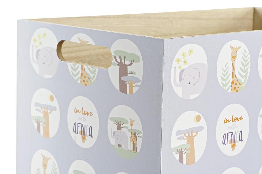 Dekodonia SET DOS CAJAS INFANTILES MADERA Oferta especial de fábrica
