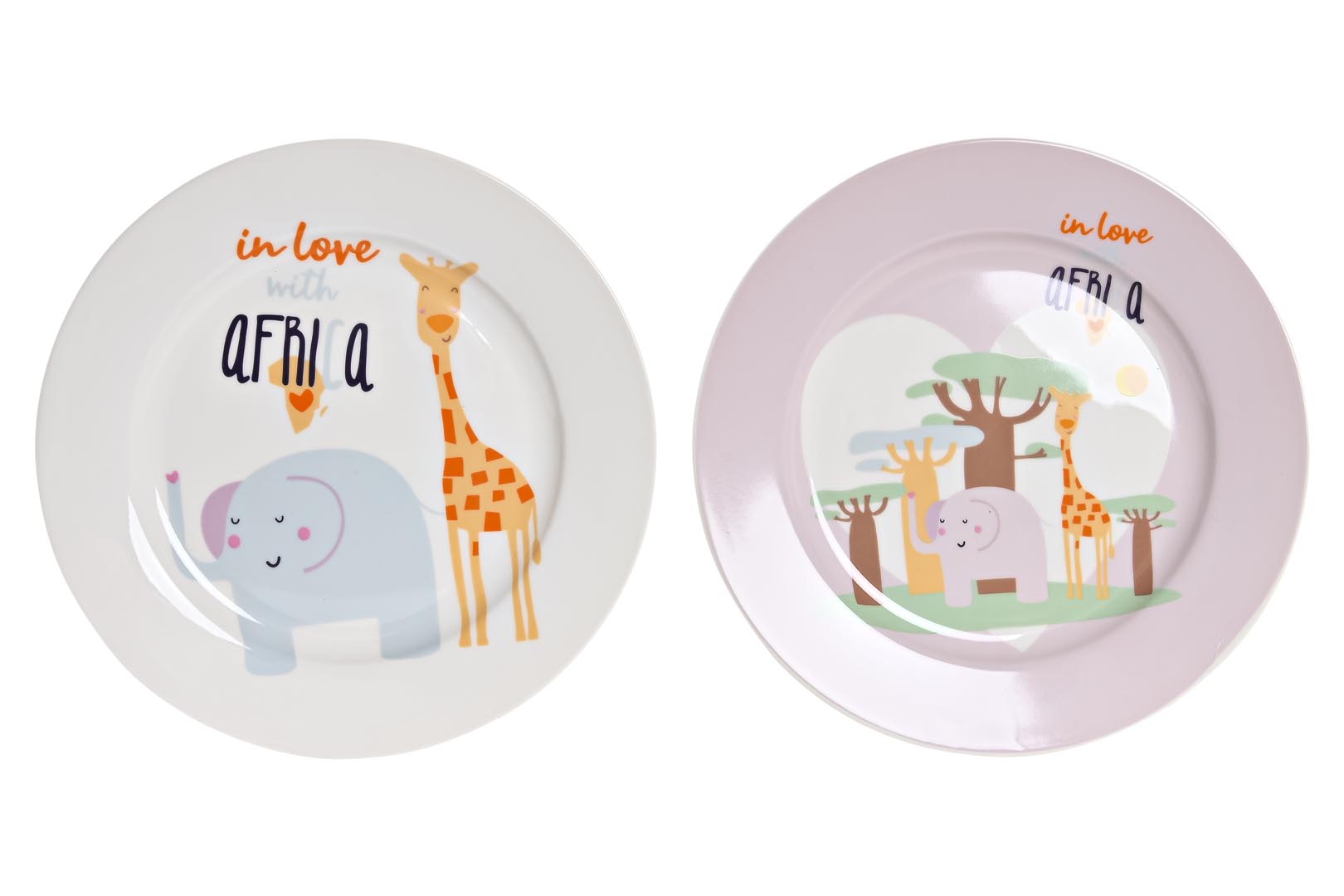 Dekodonia SET DOS Vajilla INFANTIL PORCELANA Envío internacional gratuito