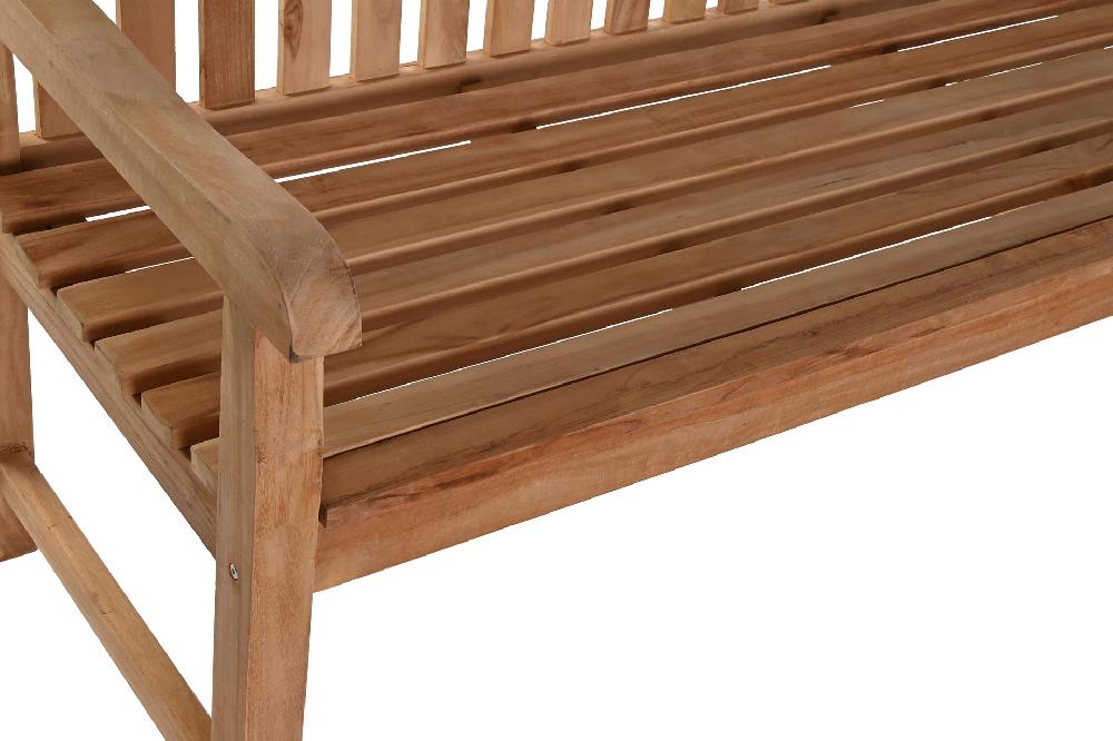 Dekodonia Banco teca 150x61x93 natural marron Ofertas especiales