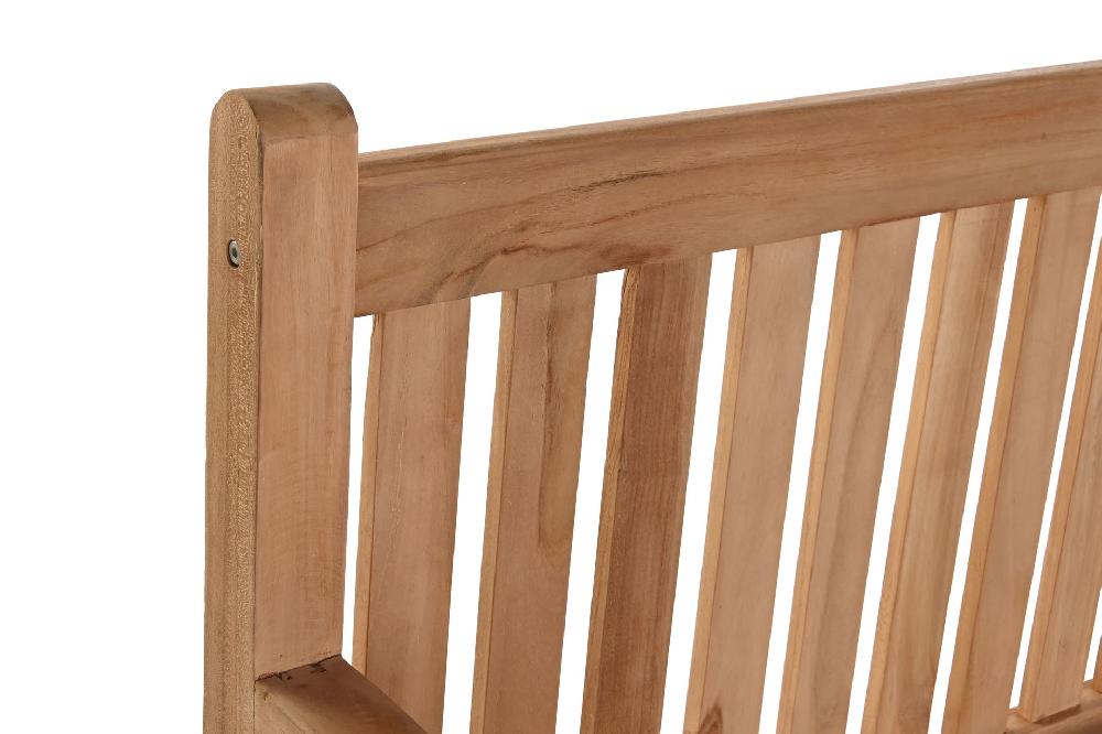 Dekodonia Banco teca 150x61x93 natural marron Ofertas especiales