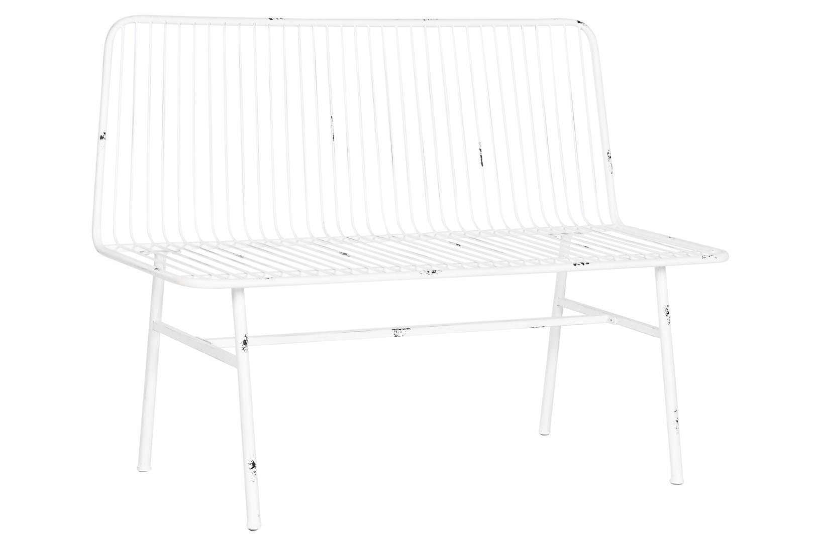 Dekodonia SET SOFÁS Y MESITA BLANCO DESGASTADO Venta caliente