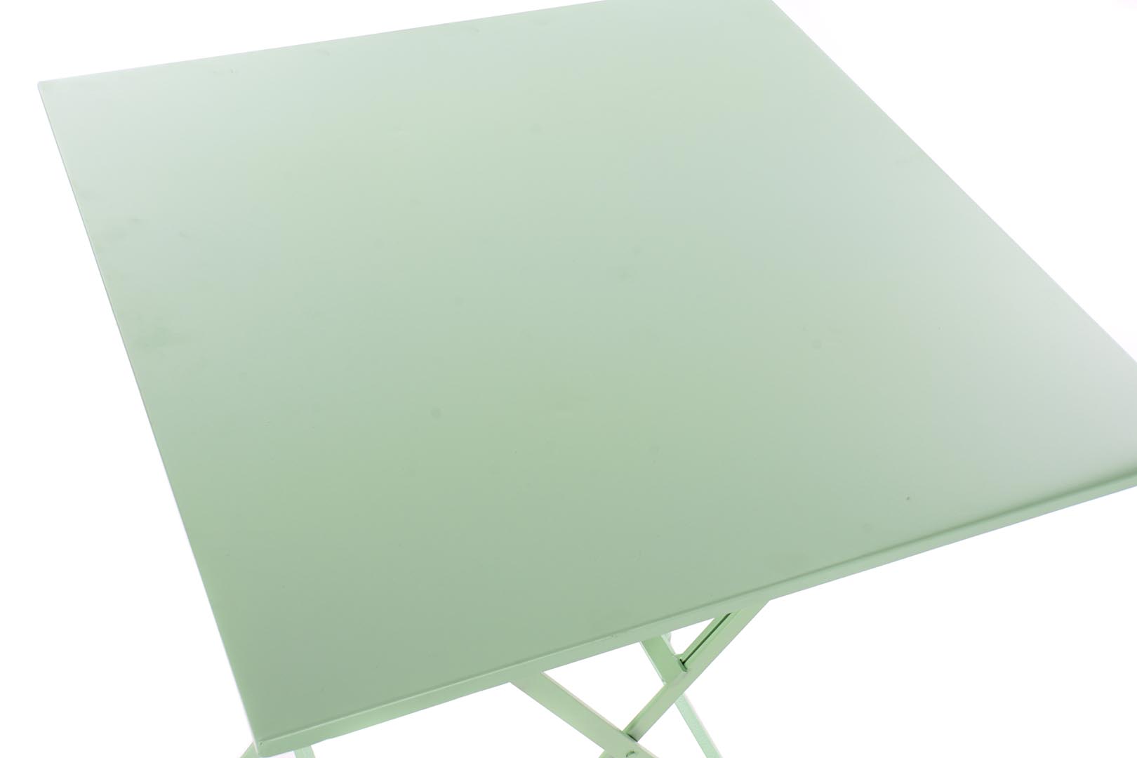 Dekodonia SET MESA Y DOS SILLAS METAL MENTA Descuento