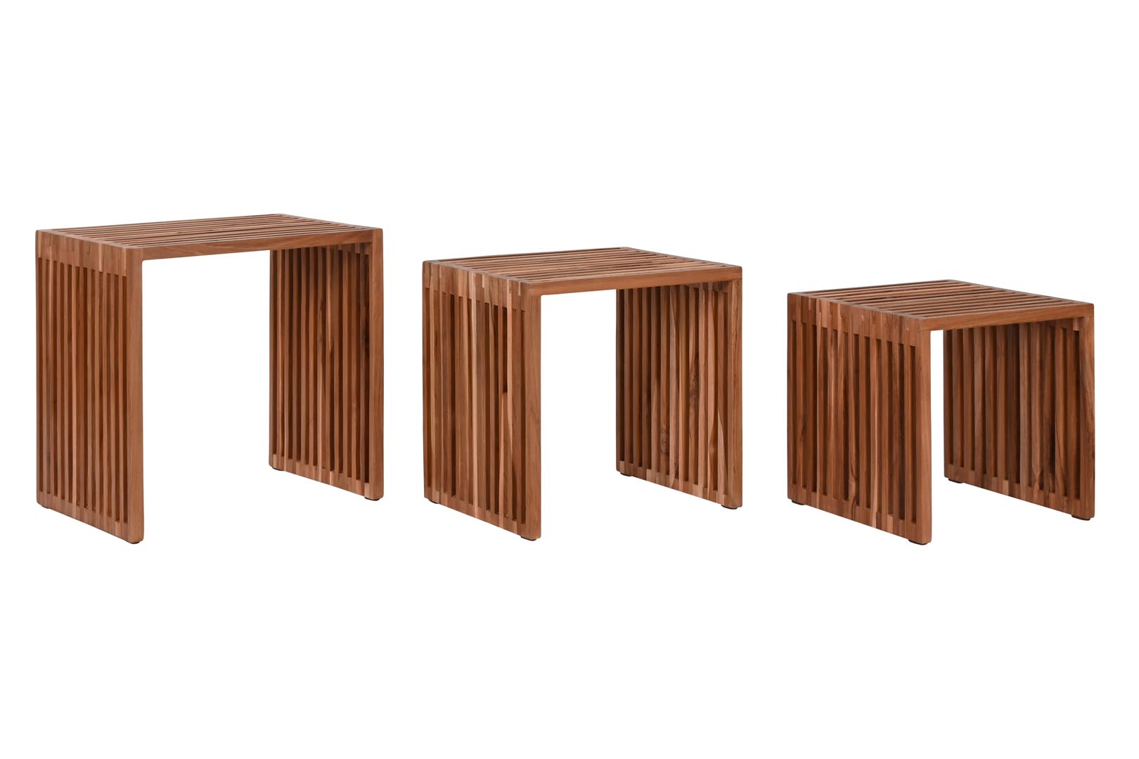 Dekodonia MESITA AUXILIAR TECA NATURAL TRIPLE