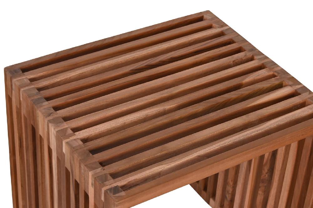 Dekodonia MESITA AUXILIAR TECA NATURAL TRIPLE Tienda