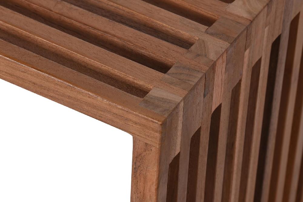 Dekodonia MESITA AUXILIAR TECA NATURAL TRIPLE Tienda