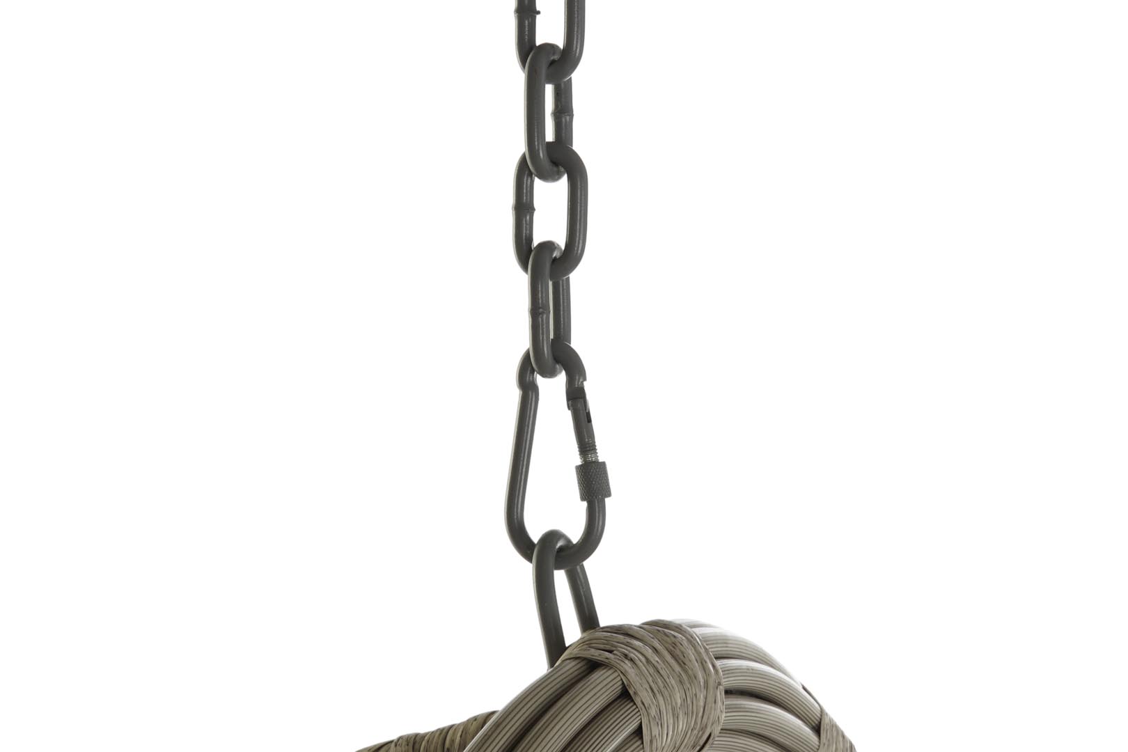 Dekodonia Sillón ratán sintético teón gris colgante Tienda