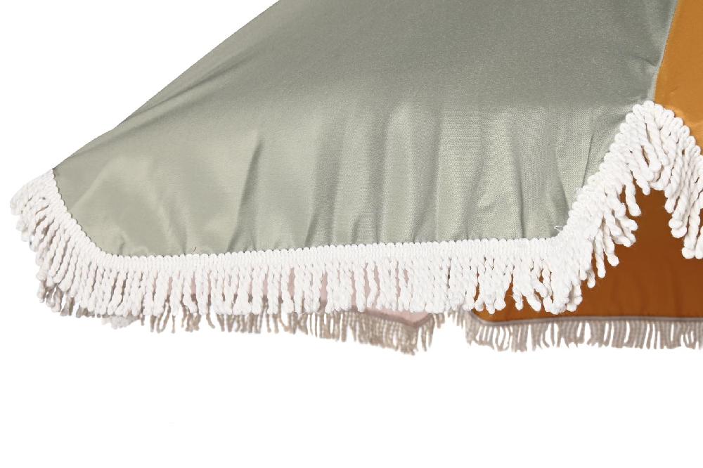 Dekodonia PARASOL ALUMINIO Y MADERA MULTICOLOR Envío gratis