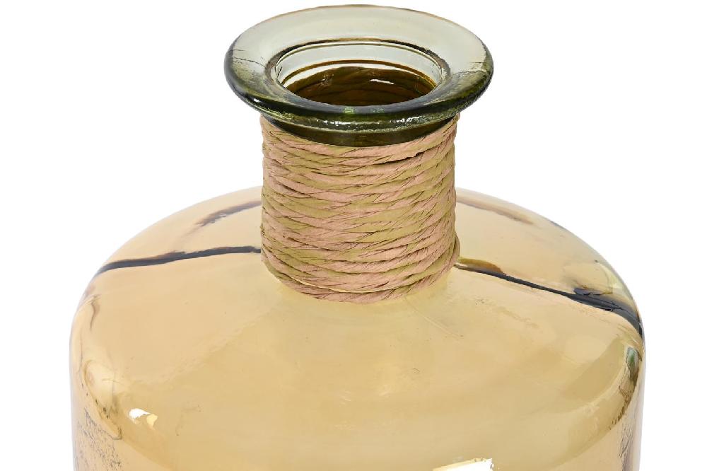 Dekodonia JARRÓN CRISTAL RECICLADO CUERDA ALTO Superdescuento