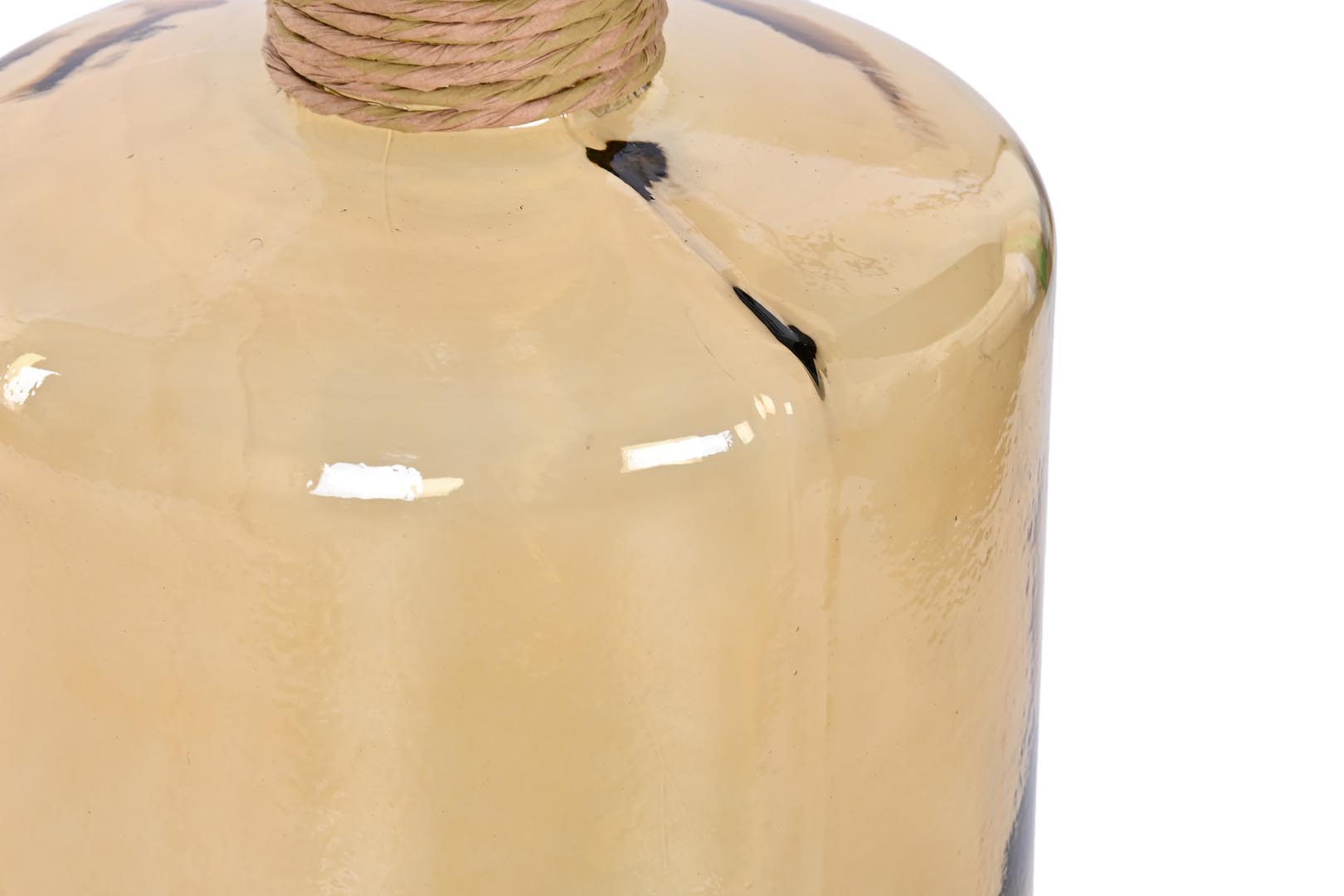 Dekodonia JARRÓN CRISTAL RECICLADO CUERDA ALTO Superdescuento