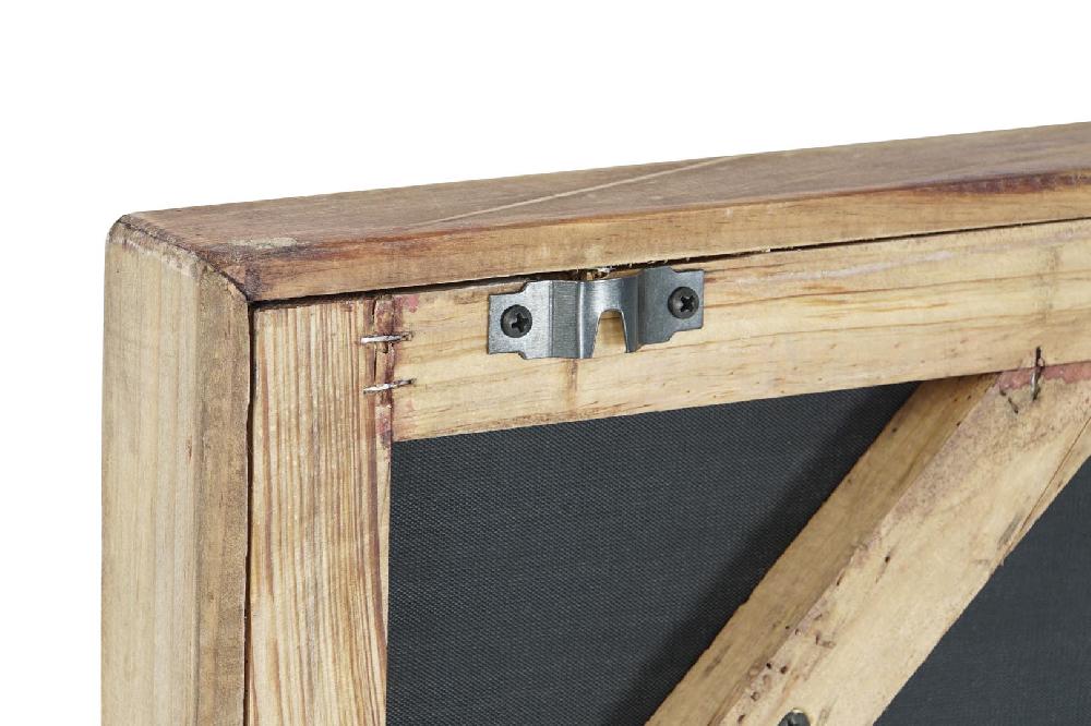 Dekodonia CUADRO MADERA RECICLADA TEXTURA Libre de impuestos