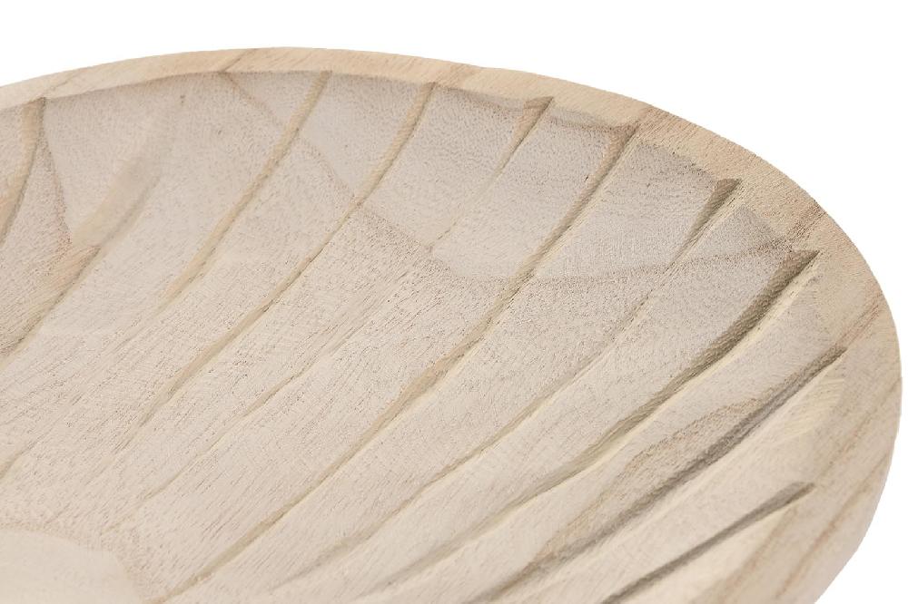 Dekodonia CENTRO MESA MADERA NATURAL HOJA Descuentos del mes