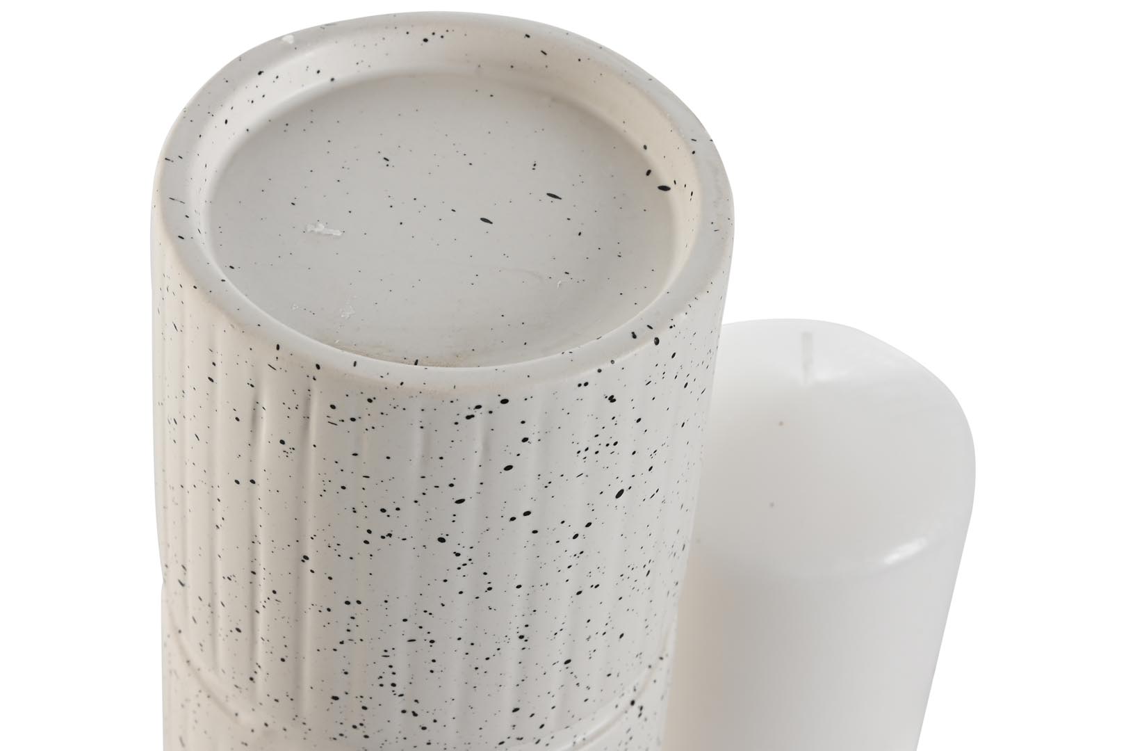 Dekodonia VELA CON SOPORTE CERÁMICA ALTO Oferta exclusiva