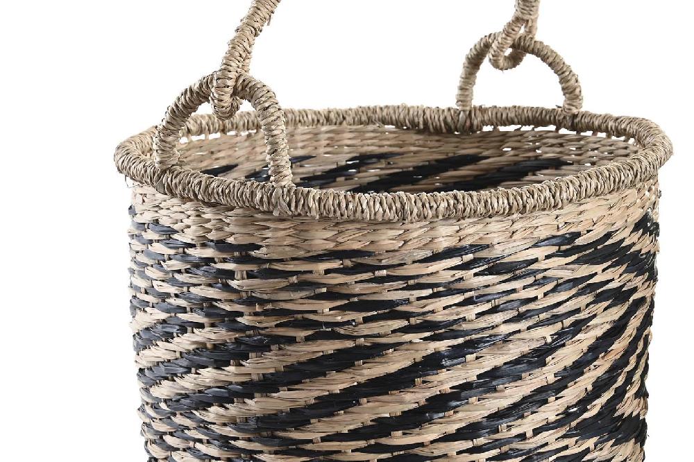Dekodonia Set dos Cesta Seagrass Natural Última moda