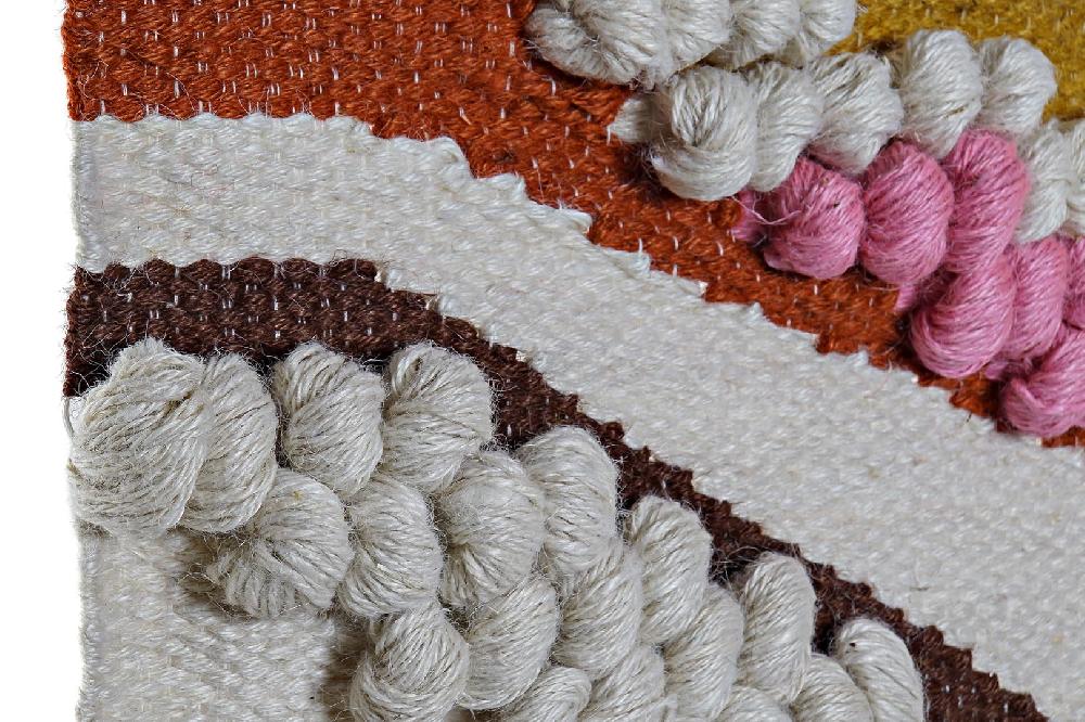 Dekodonia Tapiz Yute Algodón Flecos Multicolor Ventas relámpago
