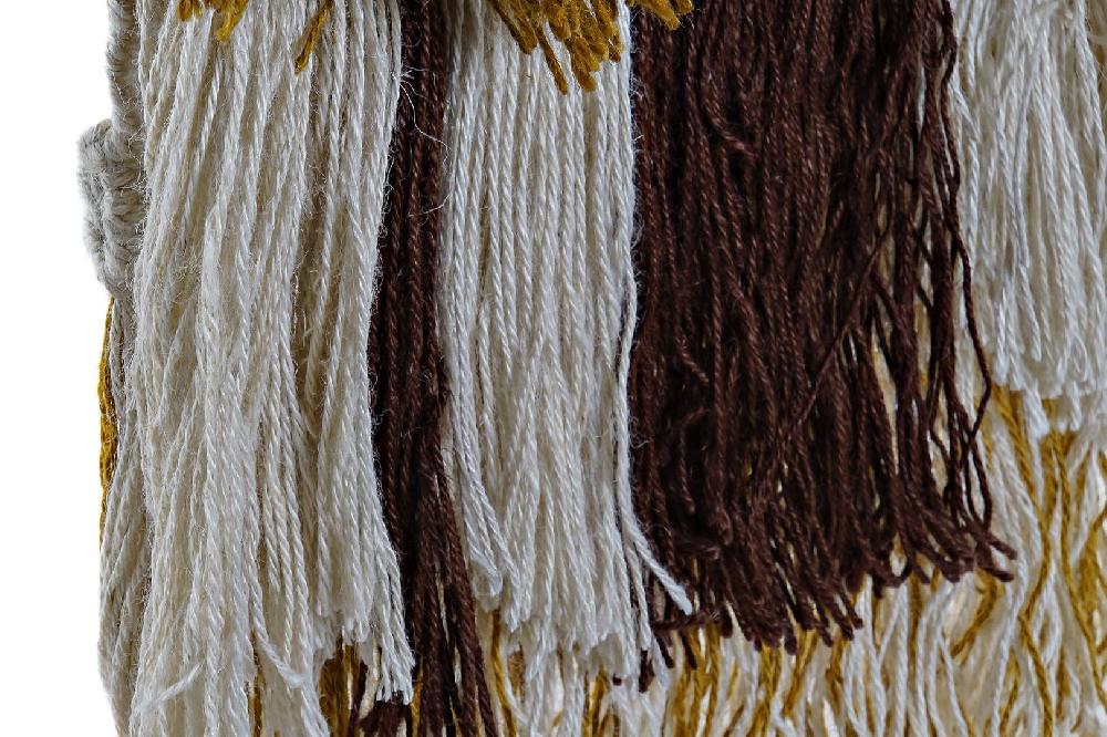 Dekodonia Tapiz Yute Algodón Flecos Multicolor Ventas relámpago