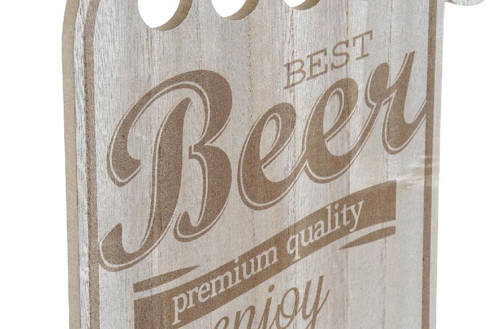 Dekodonia Decoración Pared Madera Cerveza Chapas Oferta especial