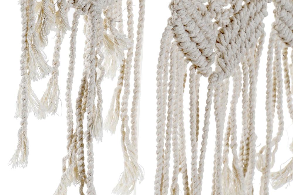 Dekodonia Espejo Algodón Macramé Blanco Promoción por tiempo limitado