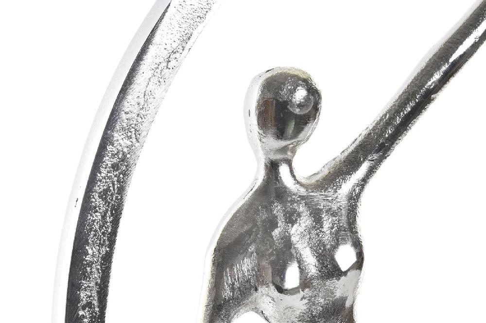 Dekodonia Decoración Aluminio Pareja Plateado Envío internacional gratuito